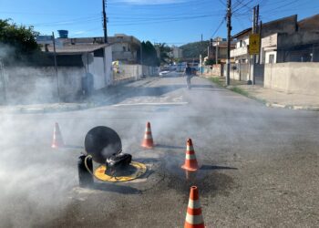 Ruas da Vila Real em Balneário Camboriú, terão teste de fumaça neste sábado