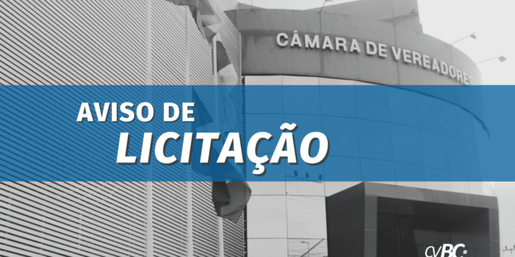 Câmara lança Aviso de licitação de registro de preços de água mineral