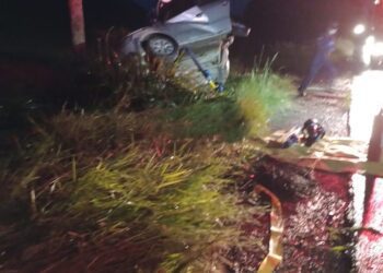 Acidente grave agora na BR 470