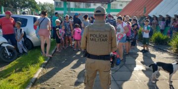 POLÍCIA MILITAR REALIZADA OPERAÇÃO VOLTA AS AULAS EM CAMBORIÚ