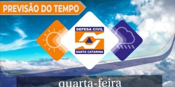 Previsão do tempo para Quarta-feira