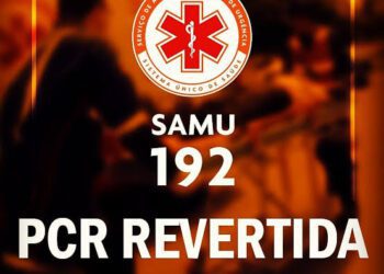 SAMU faz parto emergencial em Blumenau e salva bebê em PCR.