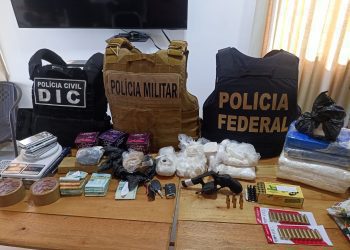 Polícia Federal combate crime de tráfico de drogas na Região Oeste de Santa Catarina