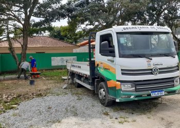 Secretaria de Obras de Camboriú atua com várias frentes de trabalhos