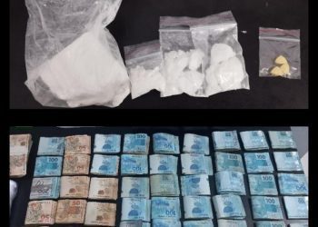 Casal é preso no Monte Alegre, município de Camboriú, por tráfico de drogas e apreensão de grande quantidade de dinheiro