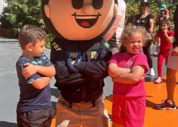 Na Semana das Crianças, PRF combina educação de trânsito e diversão em ação inovadora