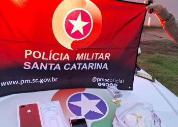 Polícia Militar de São João Batista prende casal de traficantes trazendo cocaína para cidade 