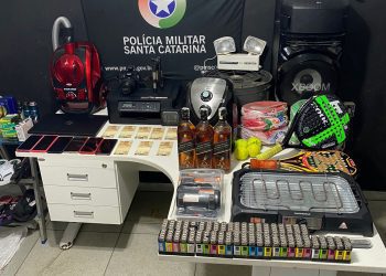Polícia Militar prende casal que receptava produtos furtados.  