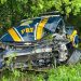 Carreta colide em viatura da PRF na BR-280 e policial fica ferido