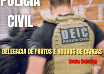 A Polícia Civil de Santa Catarina por meio da Delegacia de Furtos e Roubos de Cargas da DEIC deflagra Operação Policial na cidade de Curitiba/PR