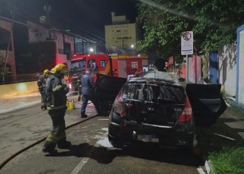 PM prende suspeito de colocar fogo em veículo em Balneário Camboriú