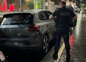 Guarda Municipal recupera veículo com registro de roubo/furto