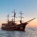 Marinha vai investigar naufrágio parcial de barco pirata em Bombinhas