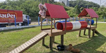 Parcão é inaugurado na Unidade de Acolhimento Provisório de Animais (UAPA) de Itajaí