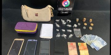 A Polícia Militar recebeu informações de que uma loja havia sido furtada no bairro Monte Alegre.