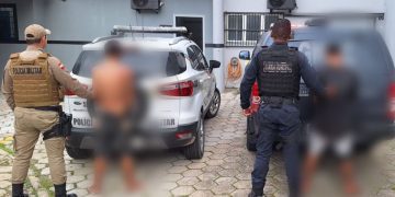 Ação integrada entre Guarda Municipal e Polícia Militar, resulta em prisão dos dois suspeitos de atear fogo na viatura da GM