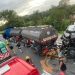 Acidente de trânsito na BR 101 mobiliza equipes de resgate