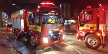 Incêndio consome loja de autopeças em Itajaí
