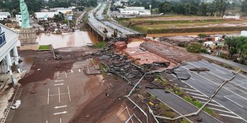 Se houver liberação da ponte da BR-386 será no domingo e para veiculos de emergência