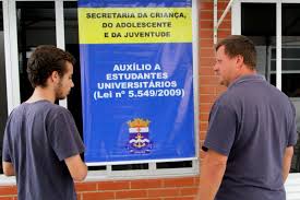 Inscrições para o auxílio uiniversitário iniciam dia 29