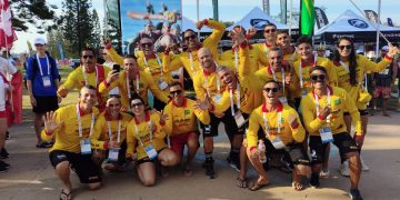 Balneário Piçarras representa o 7°BBM/CBMSC, SC e o Brasil no campeonato mundial de Lifesaving e já tem medalha no peito para trazer para casa!!!