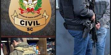 Polícia Civil de Santa Catarina cumpre mandados em operação contra roubo de carga de vinho em Garuva