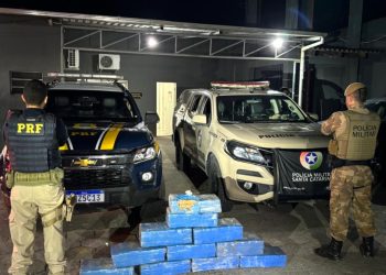 Ação conjunta da PRF e PM apreende maconha e haxixe em Tubarão