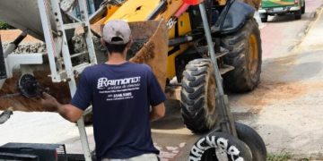 Obras de Camboriú atua com diversas frentes de trabalho
