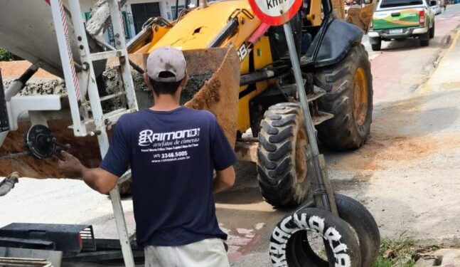 Obras de Camboriú atua com diversas frentes de trabalho